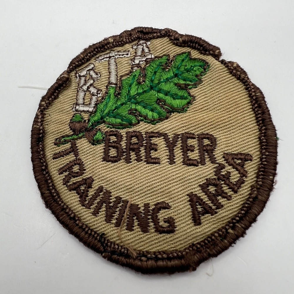 Vintage Boy Scout Patch Breyer Training Area Embroidered‎ BSA